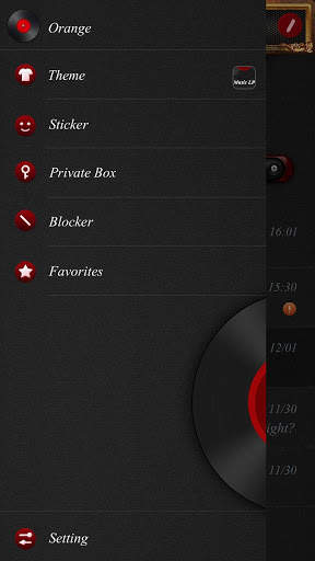 GO SMS PRO MUSIC LP THEME screenshot 5