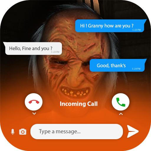 fake chat : granny family calling prank иконка