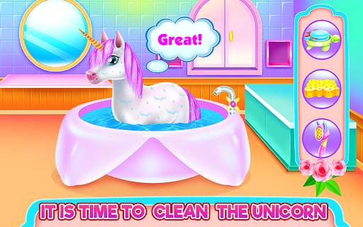 Cute Unicorn Caring & Dressup screenshot 2