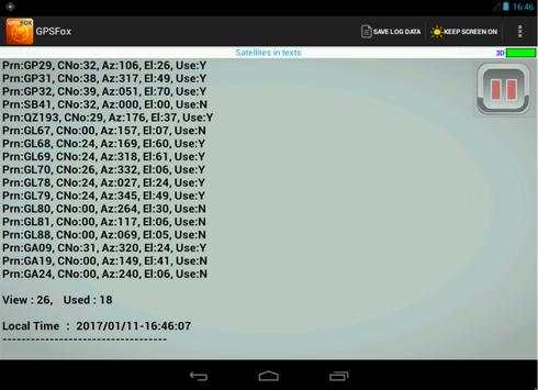 LOCOSYS GPSFox App screenshot 16
