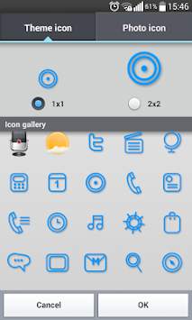 Theme LG home launcher - Azure screenshot 2