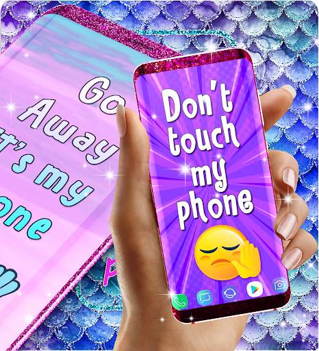 Don't touch my phone wallpaper screenshot 2