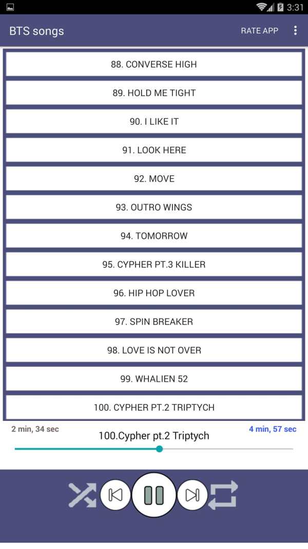 100 BTS Songs Offline (Kpop Songs) screenshot 8
