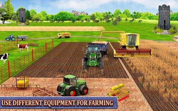 Harvester Tractor Farming Simulator Game screenshot 2