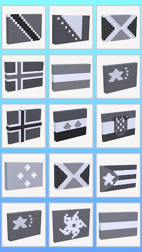 Flags Voxel Color by Number 3D screenshot 3