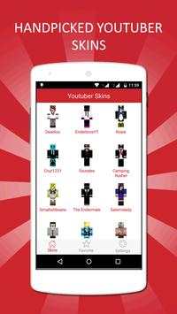 Youtuber Skins for MC PE screenshot 1