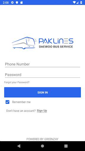 Paklines Daewoo Bus Service Booking App screenshot 2