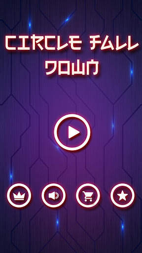 Circle Fall Down : The New Falling Game screenshot 1