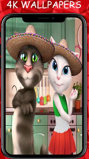 Wallpapers For Tom & Angela cat lovely screenshot 4