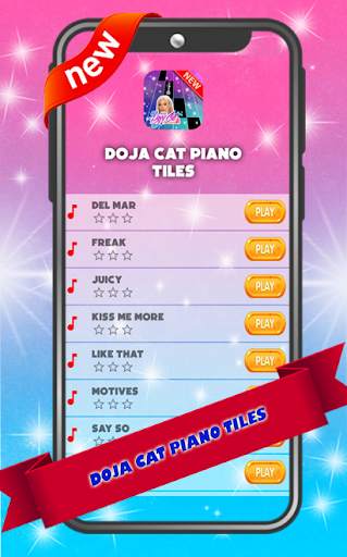 Doja Cat Piano Tiles screenshot 1
