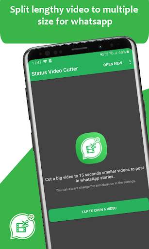 WhatsCut : Video Cut for Whatsapp, Story Splitter screenshot 1