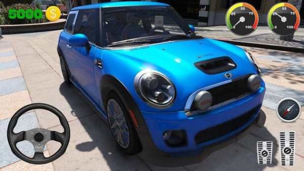 Parking Mini Cooper - Extreme Speed Car Simulator screenshot 1