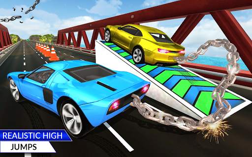 Chained Cars Rival Racing Impossible Stunt Driving screenshot 13