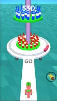 Fire Ball Bottle Shooter 3D screenshot 8