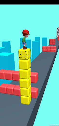Stack Cube Surf 3D : kicko and super speedo screenshot 5