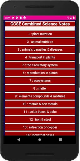 GCSE Combined Science screenshot 2