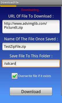 DownloadFile 1 تصوير الشاشة