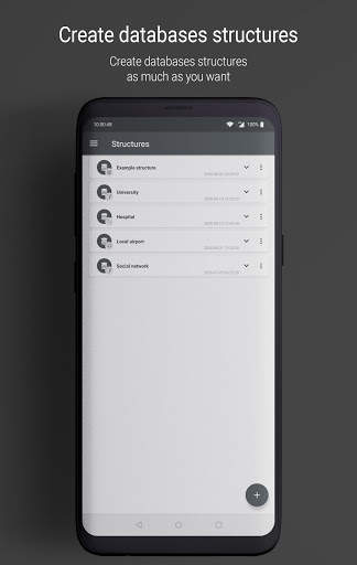 Database Designer - Full free development app screenshot 1