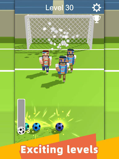 Straight Strike - Game tembakan sepak bola 3D screenshot 13