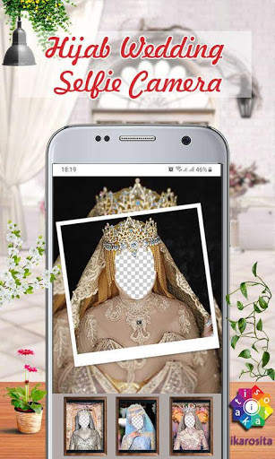 Hijab Wedding Selfie Camera screenshot 1