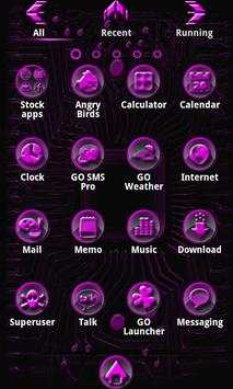 PINK TECH GO Launcher EX screenshot 4