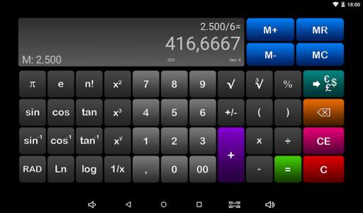 7Calc Calculadora Convertidor screenshot 7