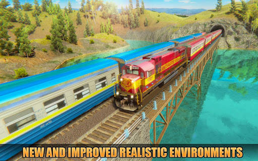 Indian Train Racing Simulator Pro: Train game 2019 screenshot 1