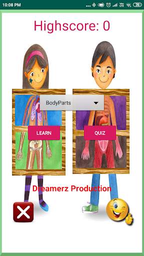 Learn Body Parts in English screenshot 1