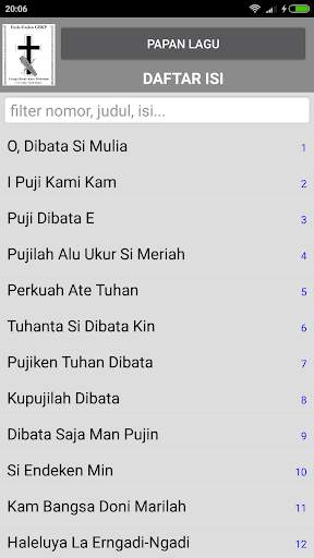 Musik Digital GBKP Versi Android screenshot 1