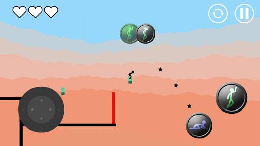 Stickman Parkour Platform 2 - Ninja simulator screenshot 1