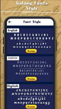 Galaxy Fonts Style скриншот 2