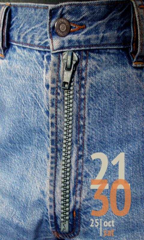 Zip Screen lock jeans 1 تصوير الشاشة