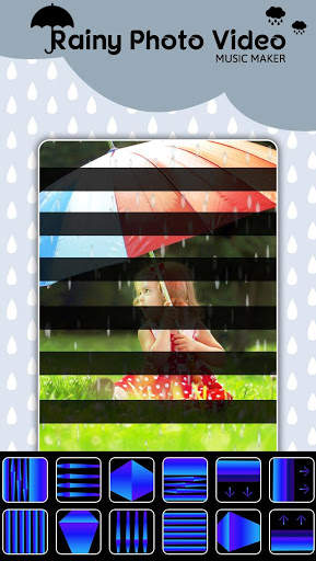 Rainy Photo Video Music Maker screenshot 2
