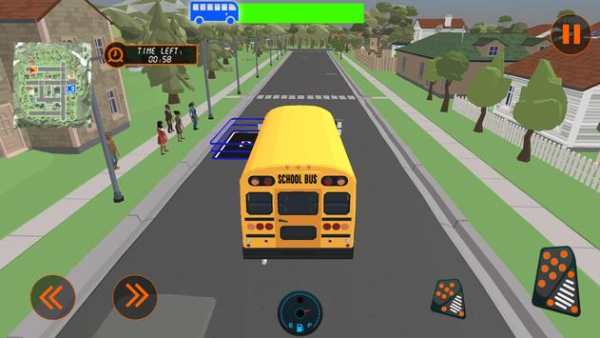 City Coach Bus Driving Simulator - School Bus Game screenshot 1