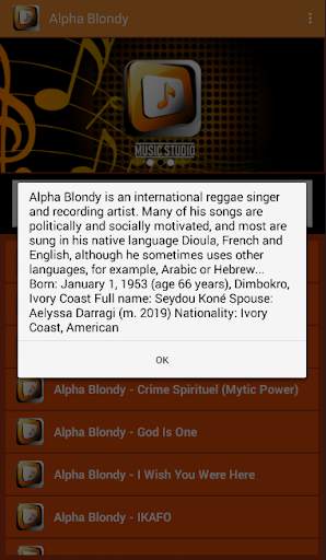 🎵🎵 All Song || Alpha Blondy || No Internet screenshot 4