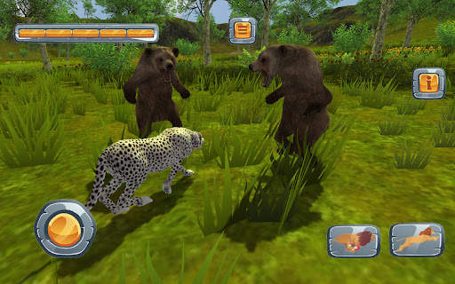 Wild cheetah family simulator screenshot 1