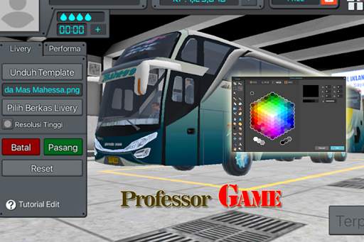 Livery BUSSID Agra Mas Complete screenshot 2