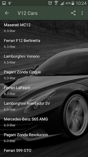Best Sounding V8 and V12 Cars скриншот 3