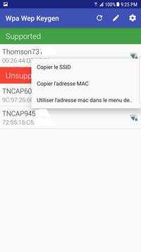 Wifi WPA WEP KeyGen [NO ROOT] screenshot 6