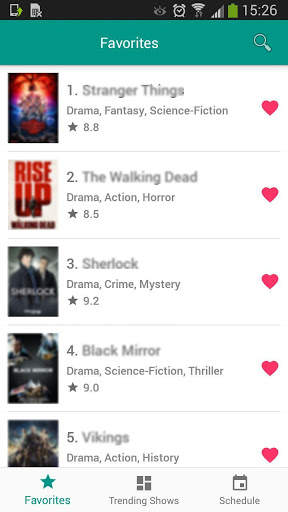 TV Show Tracker screenshot 1