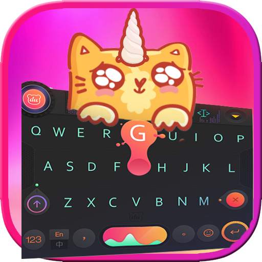Pink Unicorn Kitty Keyboard 1.0