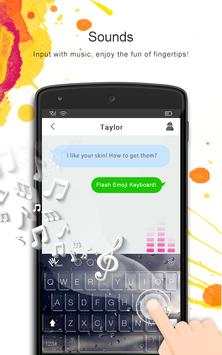 Flash Emoji Keyboard screenshot 7