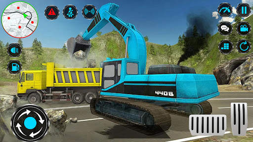 Heavy Excavator Rock Mining screenshot 4
