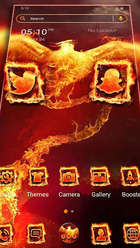 Fire Phoenix Theme screenshot 1
