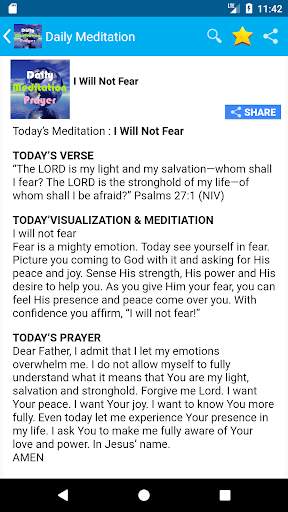 Daily Meditation and Prayer скриншот 3