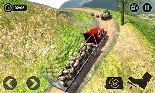Farm Animal Truck Driver Game screenshot 2