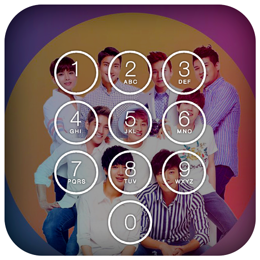 ikon Super Junior Photo Lock Screen App