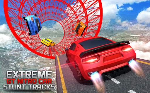 Extreme Car Stunt: GT Nitro Car Tricky Stunt Game screenshot 1