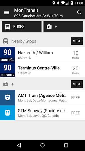 Montreal exo Express Bus - MonTransit screenshot 1