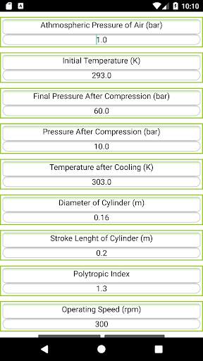 Air Compressor Calculations 5 تصوير الشاشة